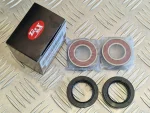 Kit Rolamentos c/ Vedantes Roda Frente Honda CB600F Hornet 98-01/ CBR600F 95-98/ CBR900RR 94-97/ CBR1000F 89-98/ CBR1100XX 97-98/ VFR750 88-97/ VTR1000F 97-06