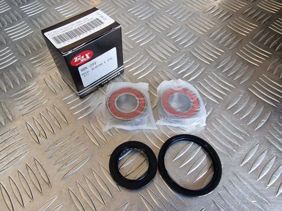 20250314_144726 Kit Rolamentos c/ Vedantes Roda Frente Honda CB750 Seven Fifty 92-03/ CBR600F 87-94/ CBR900RR 92-93/ ST1100 90-96/ VT600 89-00 - Image 1